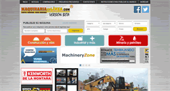 Desktop Screenshot of maquinariaenlinea.com